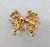 Vintage 1970s Signed Napier Goldtone Coral Clip Earrings-2 Pieces For Sale In Philadelphia - Image 6 of 7