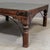 Indian Indian Carved Teak & Iron Coffee Table With Glass Top For Sale - Image 3 of 5