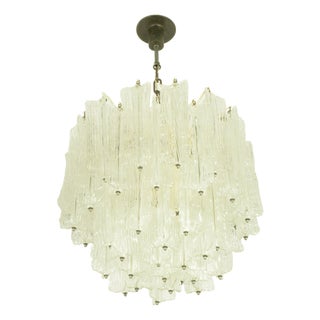 Chandelier in Murano Glass by Toni Zuccheri for Venini, 1960s For Sale