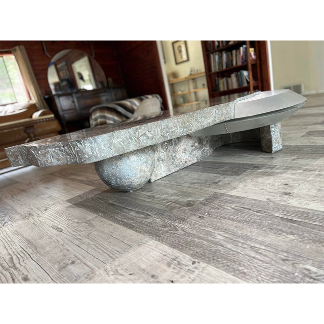 Vintage Gurami Designs Original Sculptural Mixed-Media Coffee Table - A Functional Art Masterpiece For Sale - Image 4 of 10