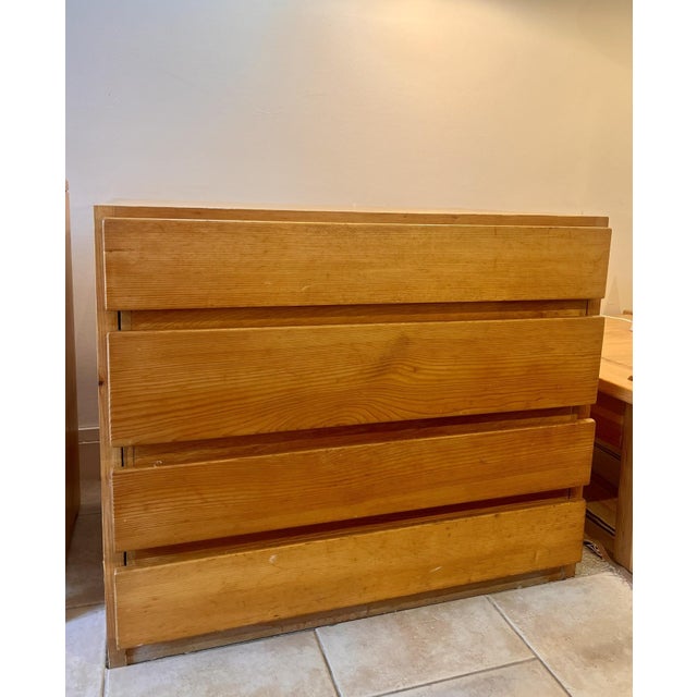 Brown Wood Chest of Drawers from Maison Regain, 1980s For Sale - Image 8 of 8