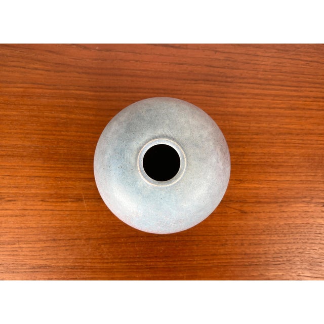 Ceramic Mid-Century Modern German Minimalist Studio Pottery Vase by Elisabeth Pluquet-Ulrich, 1960s For Sale - Image 7 of 15