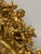 Wood 19th Century Gilt Wood Carved Wall or Console Mirror. Cherub, Floral Decorated For Sale - Image 7 of 10