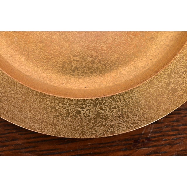 Metal Tiffany Studios New York Bronze Doré Plate For Sale - Image 7 of 11