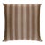 Schumacher Hanson I/O Stripe 22" Pillow In Flax For Sale