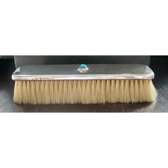 Silver & Turquoise Cymric Clothes Brush from Liberty & Co., 1906 For Sale - Image 4 of 10