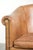 Sheepskin Club Armchair Light Cognac with Decorative Nails For Sale - Image 10 of 14