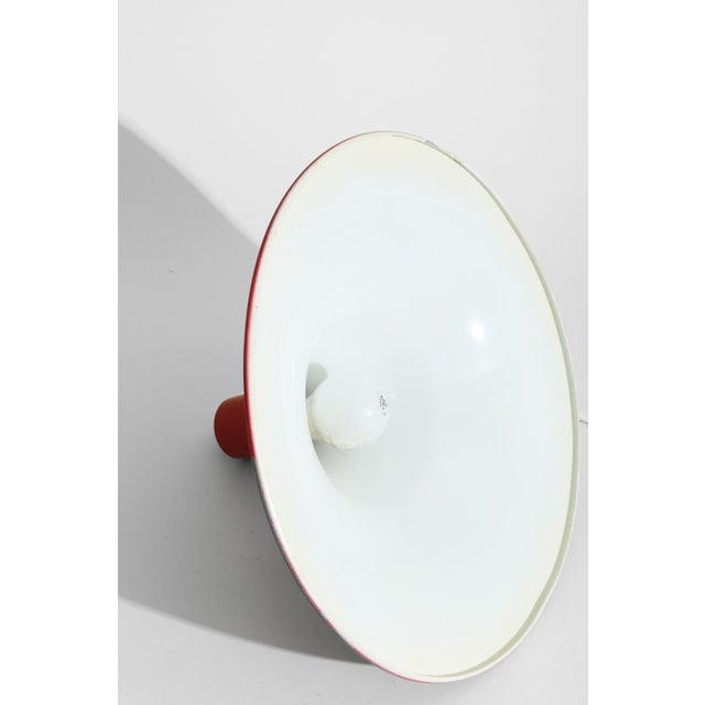 Mid 20th Century Danish Red Tulip Pendant For Sale - Image 5 of 8