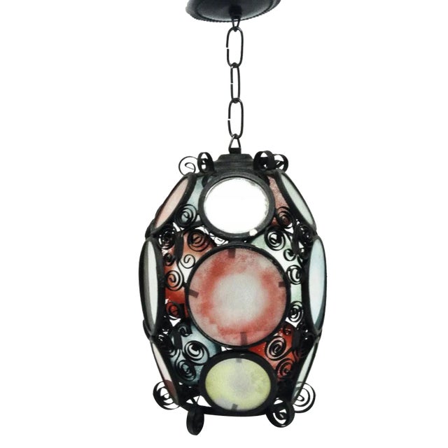 Pop-Art Pendant Lamp, Poland, 1970s For Sale