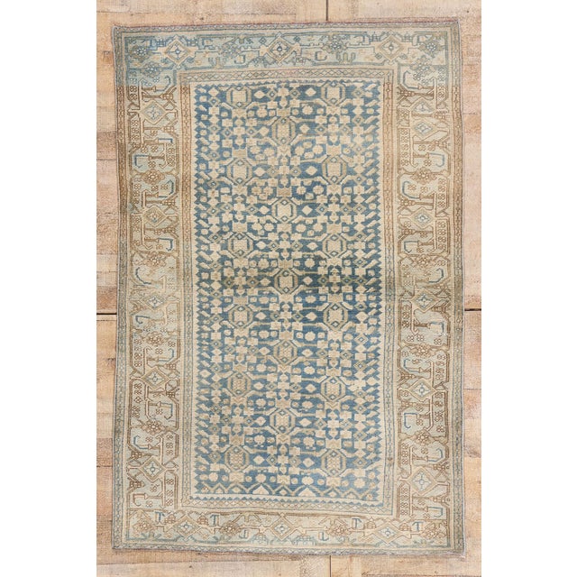 Antique Persian Bijar Rug, 03'11 X 06'00 For Sale - Image 10 of 10