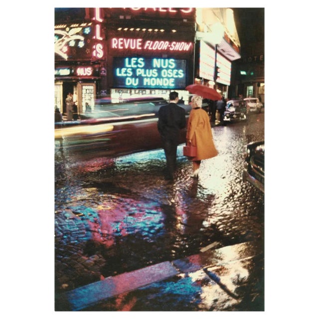 Peter Cornelius, Paris in Color: Paris Night, 1956-1961 / 2023, Large Archival Pigment Print For Sale