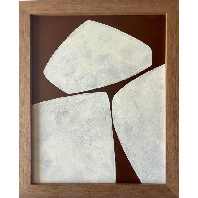 2026 Contemporary Set of Twelve Abstract Paintings on Cotton Paper by Artist r.k. Red For Sale - Image 4 of 15