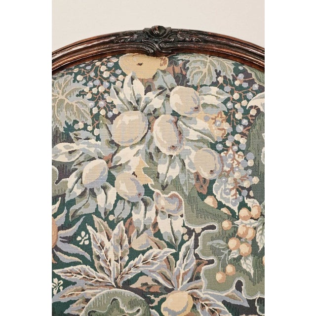 Pair of French or Italian Louis XIV Walnut Large Armchairs, Mid-18th Century For Sale - Image 11 of 13