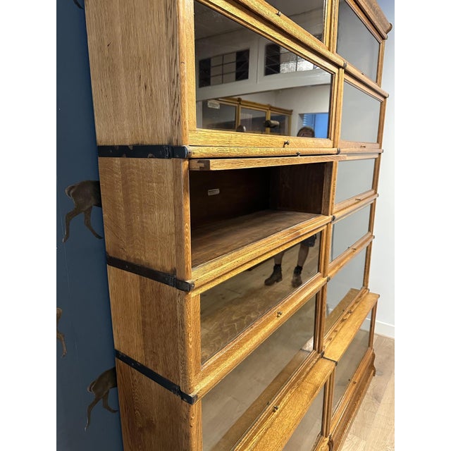 Antique Bookcase from Globe Wernicke, 1890s, Set of 12 For Sale - Image 4 of 12