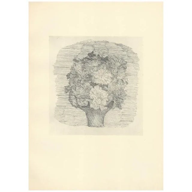Giorgio Morandi, Zinnias in a Vase, 1957, Lithograph For Sale - Image 9 of 9