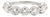 Platinum 2.63ctw Round Lab Grown Diamond Shared Prong Half Eternity Band Ring, Size 8 For Sale