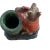 Rustic Antique Hand Painted Rustic Dog Chalkware Match Holder For Sale - Image 3 of 6