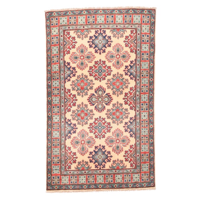 Pak Kazak Pakistan Rug- 3′ × 5′ For Sale