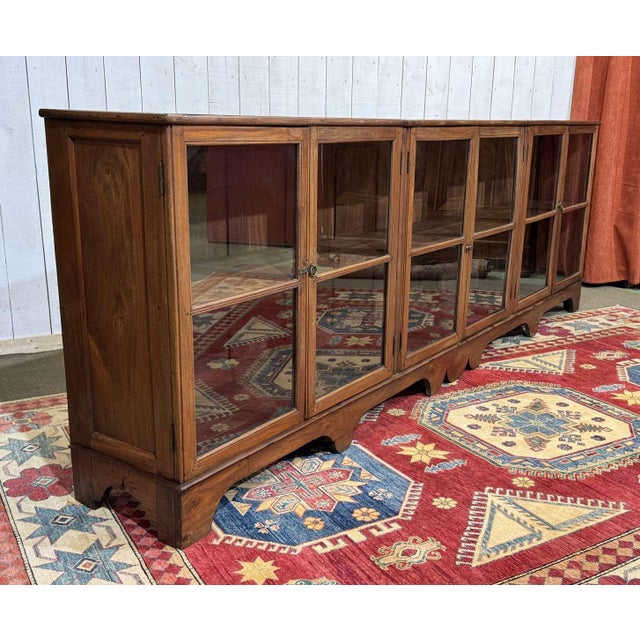 Six-Door Sideboard in Indian Mahogany, 1950s For Sale - Image 3 of 18