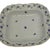 Vintage Herend Blue Garland PBG Large Square Fruit Serving Bowl Model 1181 Hungary C. 1980s For Sale - Image 9 of 10