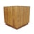 Salvaged Chevron Cube End Table For Sale - Image 4 of 4
