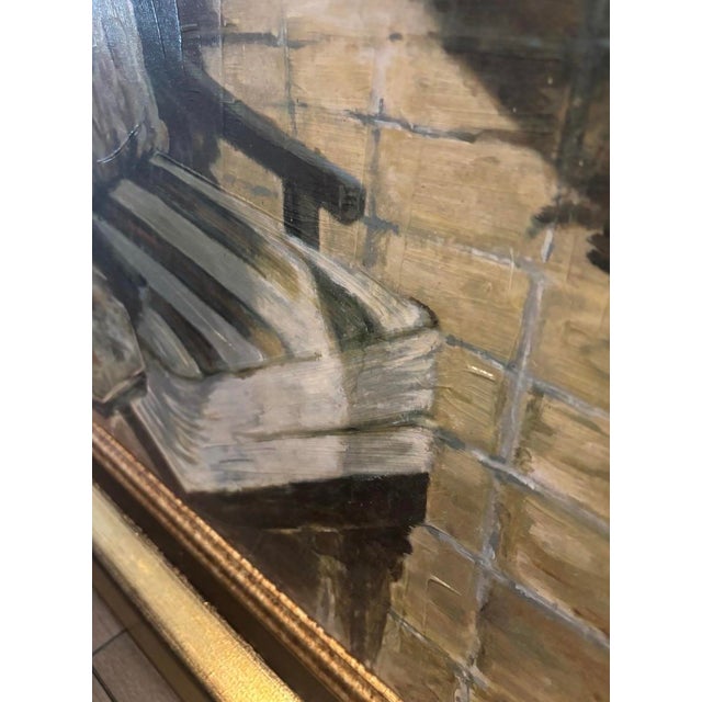 Dennis Carney Original Conservatory Interior Painting, Framed, 48" X 35.5" For Sale - Image 4 of 10