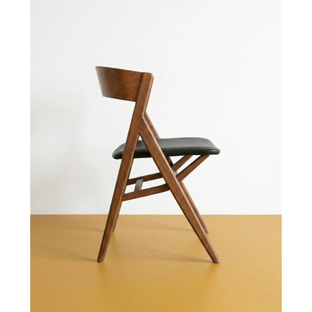 Vintage Danish Teak Chairs with Wraparound Backrest, 1950s, Set of 8, in Restored conditions. Designed 1950 to 1959