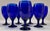 Set of 8 stunning cobalt blue goblets that can be used for numerous beverages including water, ice tea, wine. All in...