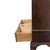 Wood Century Furniture Solid Mahogany Traditional Chippendale Style 47" Clothing Armoire W. Pierced Wood Pediment For Sale - Image 7 of 15