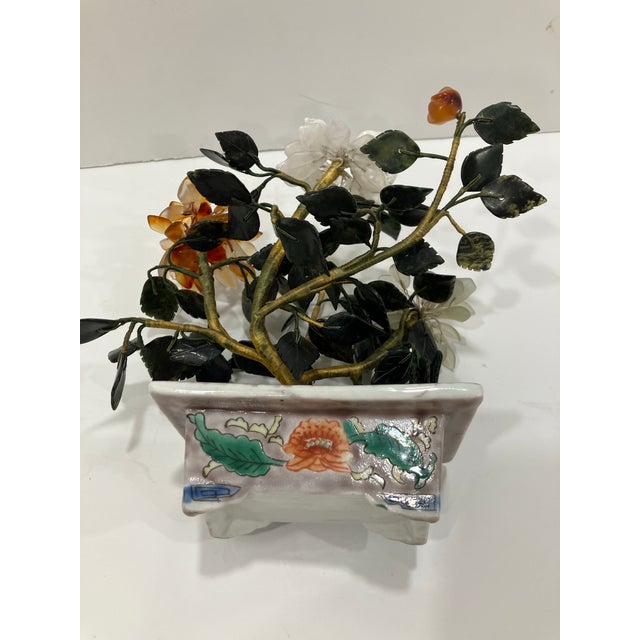 Chinese Hard Stone Flowers For Sale - Image 4 of 6