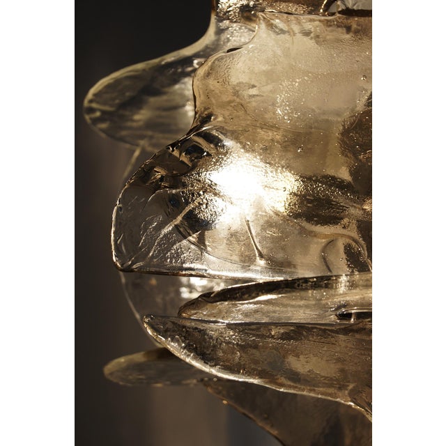 Italian Murano Glass Wall Lamps by Carlo Nason for Mazzega, 1970s, Set of 2 For Sale - Image 14 of 18