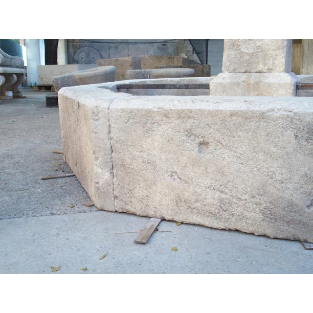 Auriol French Octagonal Village Style Center Fountain From the South of France For Sale - Image 12 of 18
