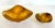 Raymor 1960s Pair of Raymor Organically Shaped Brass Finger Trinket Bowls For Sale - Image 4 of 12