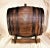 1920s Tabletop Oak Rum Barrel on Stand For Sale - Image 9 of 9