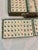 Vintage Chinese Bone & Bamboo Mah Jong Set in Silk Brocade Case With Original Booklet & Wrapped Tiles For Sale - Image 9 of 15