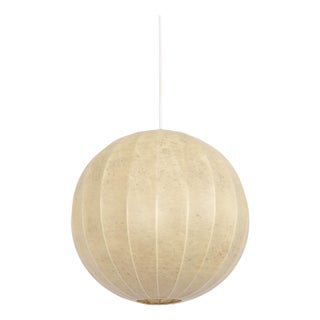 Mid-Century Modern German Cocoon Pendant Lamp from Goldkant Leuchten, 1960s For Sale