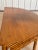 Vintage Bamboo Chinese Style Demi-Lune Center Table With Open Fretwork Design For Sale - Image 4 of 12