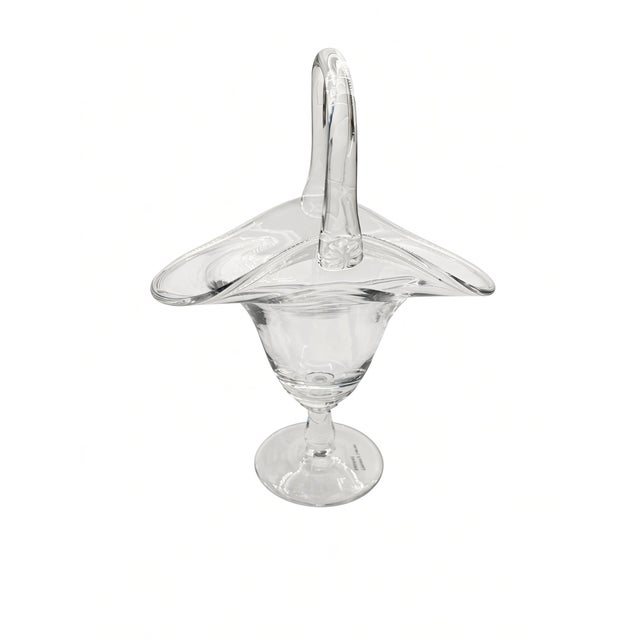 Mid 20th Century Mid 20th Century Heisey Lariat Crystal Basket For Sale - Image 5 of 13