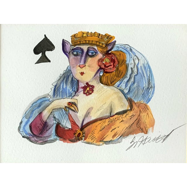 Paper Hanna Bakula, Lady of Spades, 2007 For Sale - Image 7 of 7