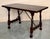 Mid 19th Century 19th Spanish Side Table with Cared Turned Legs and Iron Stretcher For Sale - Image 5 of 18