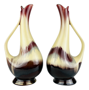 Mid-Century Ceramic Vases from Bay Keramik, West Germany, 1960s, Set of 2