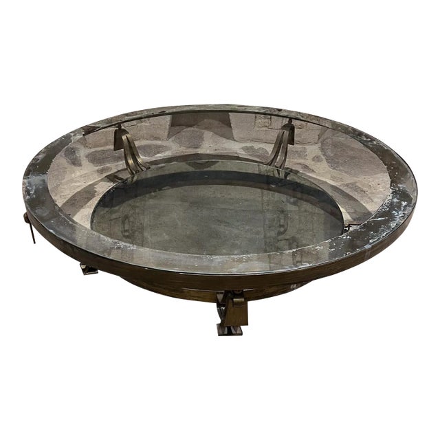 1940s Bronze Cocktail Table by Roberto & Mito Block Mexico For Sale