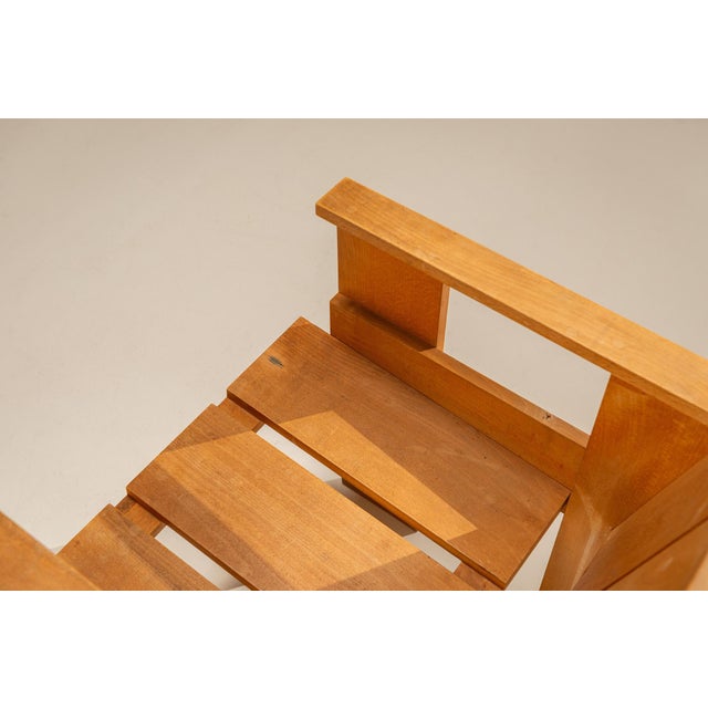 Crate Chair by Gerrit Rietveld for Cassina, the Netherlands, 1970s For Sale - Image 11 of 15