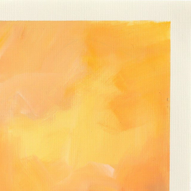 Figurative Landscape Study 255 - Vibrant Color Drenched Sunset Painting on Canvas Paper Original Artwork by Jodi Miller For Sale - Image 3 of 6