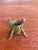 1960s 1960s Folk Art Brass Toothpick/Match Holder Thimble Basket Held by 2 Turkish Workmen For Sale - Image 5 of 5