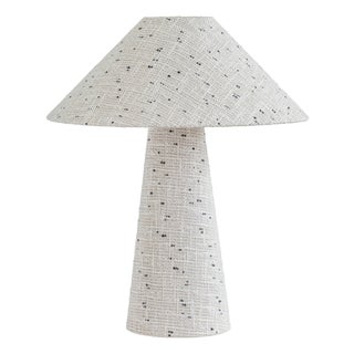 Fischer Woven Twisted Boucle Table Lamp For Sale