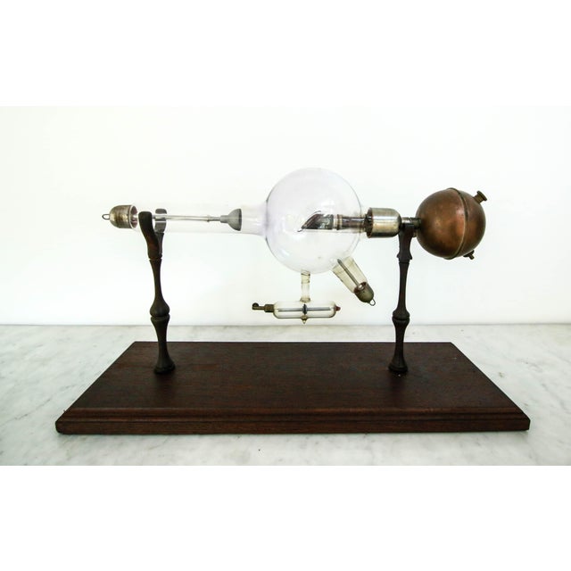 Antique Crookes Tube in Wenge Wood, 1890s For Sale - Image 12 of 12