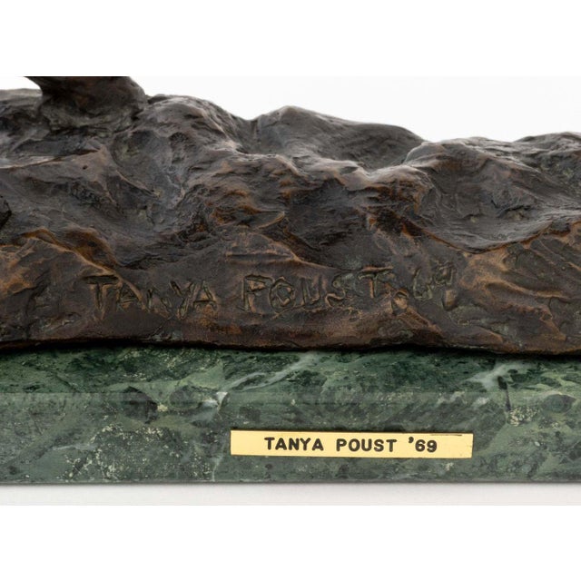 Tanya Poust Horse Patinated Bronze Sculpture, 1969 For Sale - Image 4 of 9