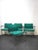 Four "Jano" dining chairs or visitor chairs with armrests, designed by Japanese architect Kazuhide Takahama for the...