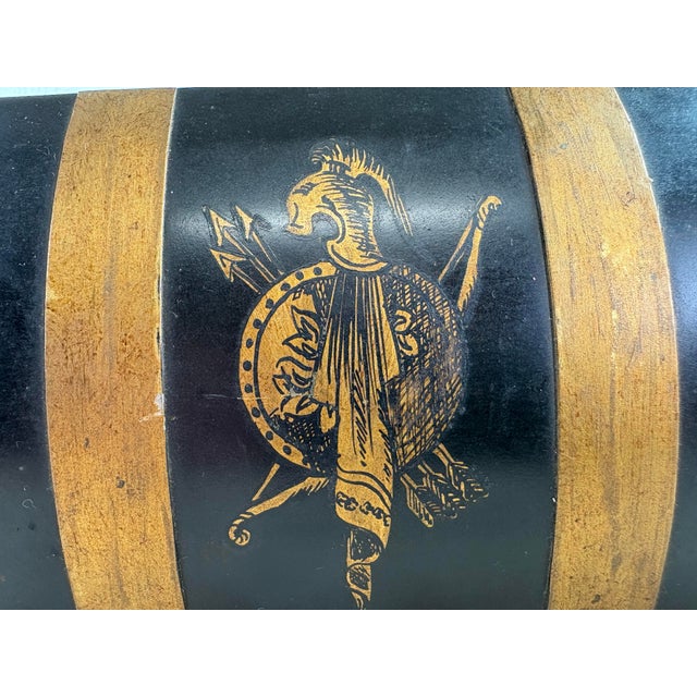 Ornamental & Decorative Materials Vintage French Empire Style Toleware Trinket Box For Sale - Image 7 of 8